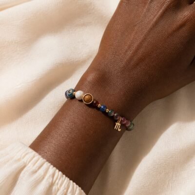 Scorpio Celestial Light Planetary Bead Bracelet