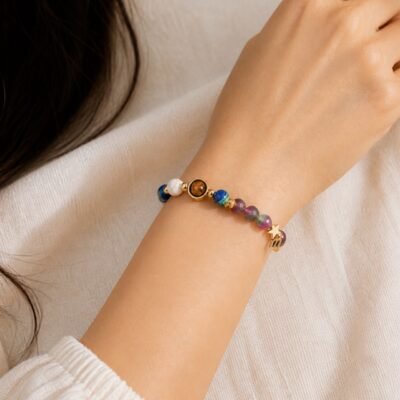 Scorpio Celestial Light Planetary Bead Bracelet