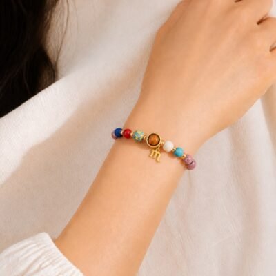 Scorpio Rose Zodiac Totem Bracelet