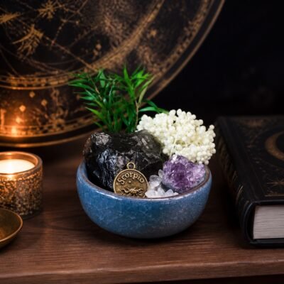 Scorpio Crystal Micro-Landscape Desk Decor