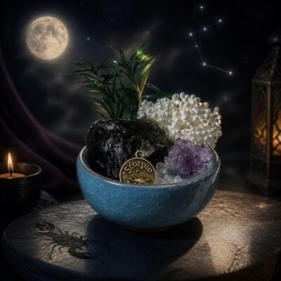 Scorpio Crystal Micro-Landscape Desk Decor