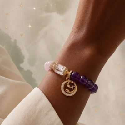 Scorpio Zodiac Crystal Talisman Bracelet