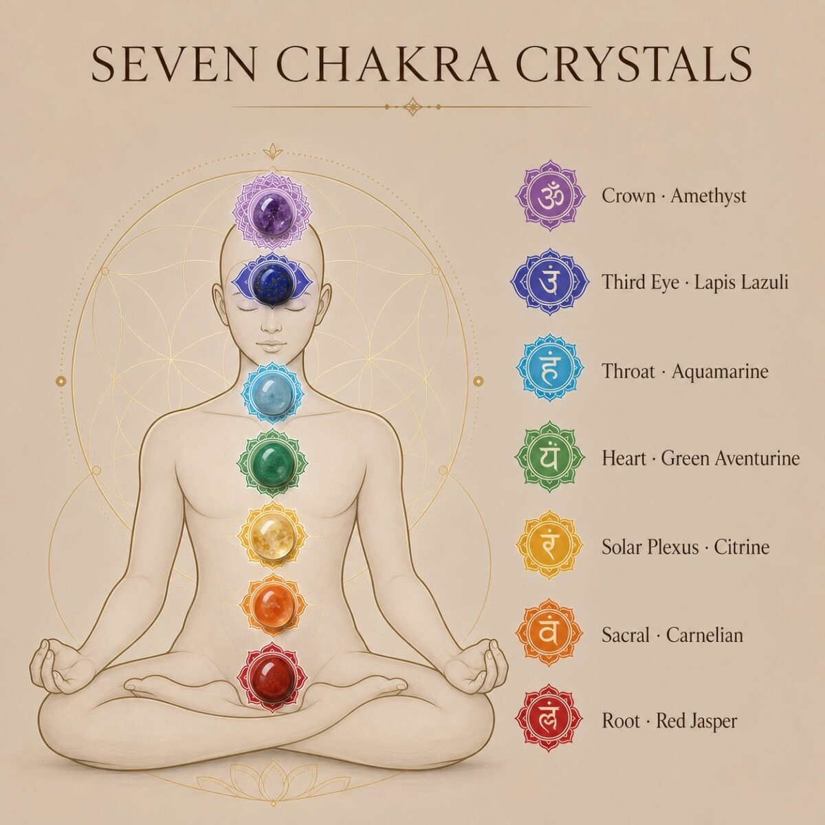 Seven Chakra Crystal Tree Backflow Incense Burner