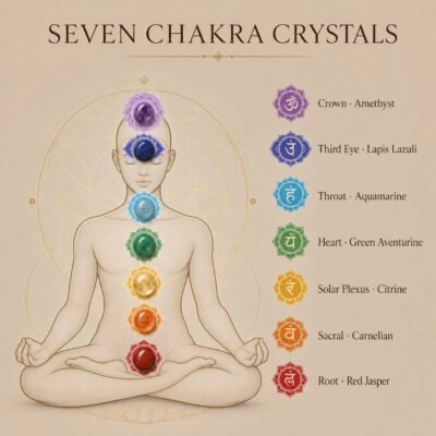 Seven Chakra Crystal Tree Jewelry Box