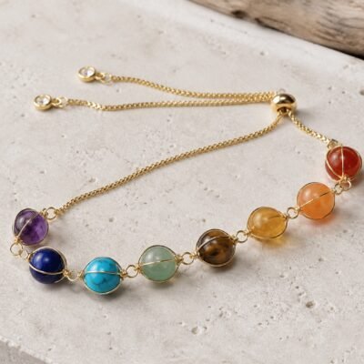 seven-colour-chakra-intention-bracelet-02-detail Seven Colour Chakra Intention Bracelet
