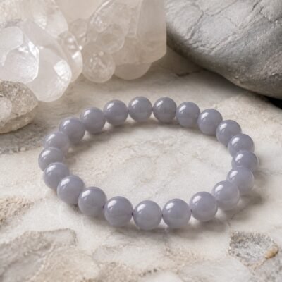 Smoky Lavender Jade Calm Bracelet