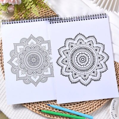 spiral-bound-mindfulness-coloring-book-12-open-pages-detail Spiral-Bound Mindfulness Coloring Book