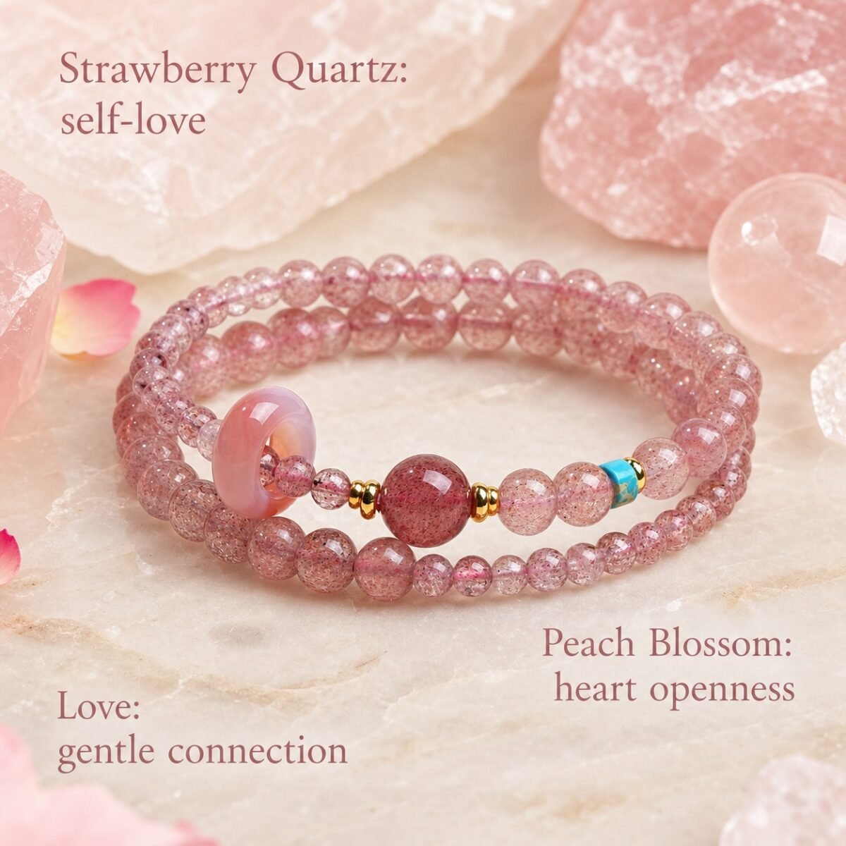 strawberry-quartz-peach-blossom-love-bracelet-05-meaning Strawberry Quartz Peach Blossom Love Bracelet