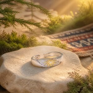Sun & Moon Promise Rings - Men's Sun Ring