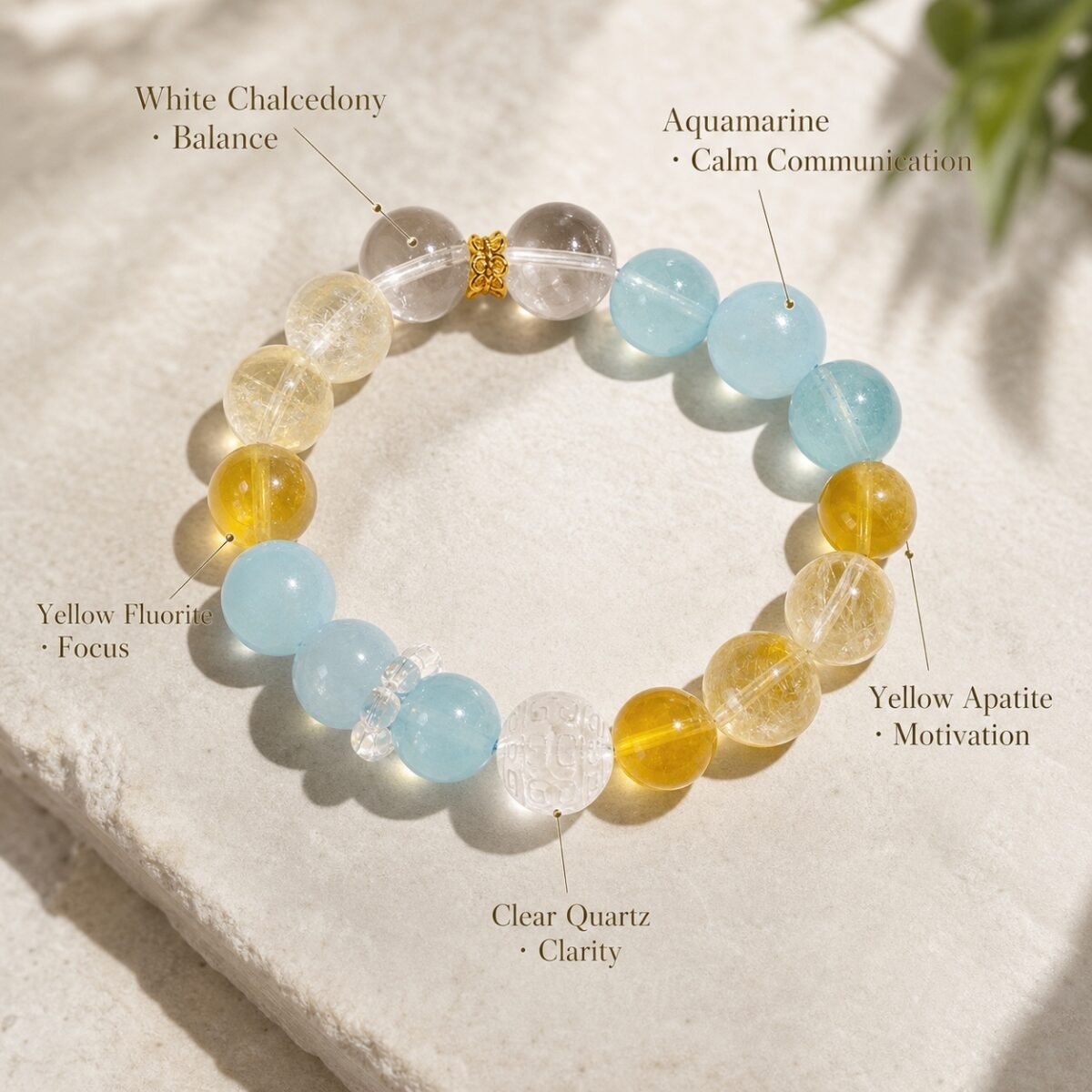 sunlit-calm-aquamarine-yellow-apatite-bracelet-02-gemstone-meaning Sunlit Calm Aquamarine Yellow Apatite & Clear Quartz Bracelet