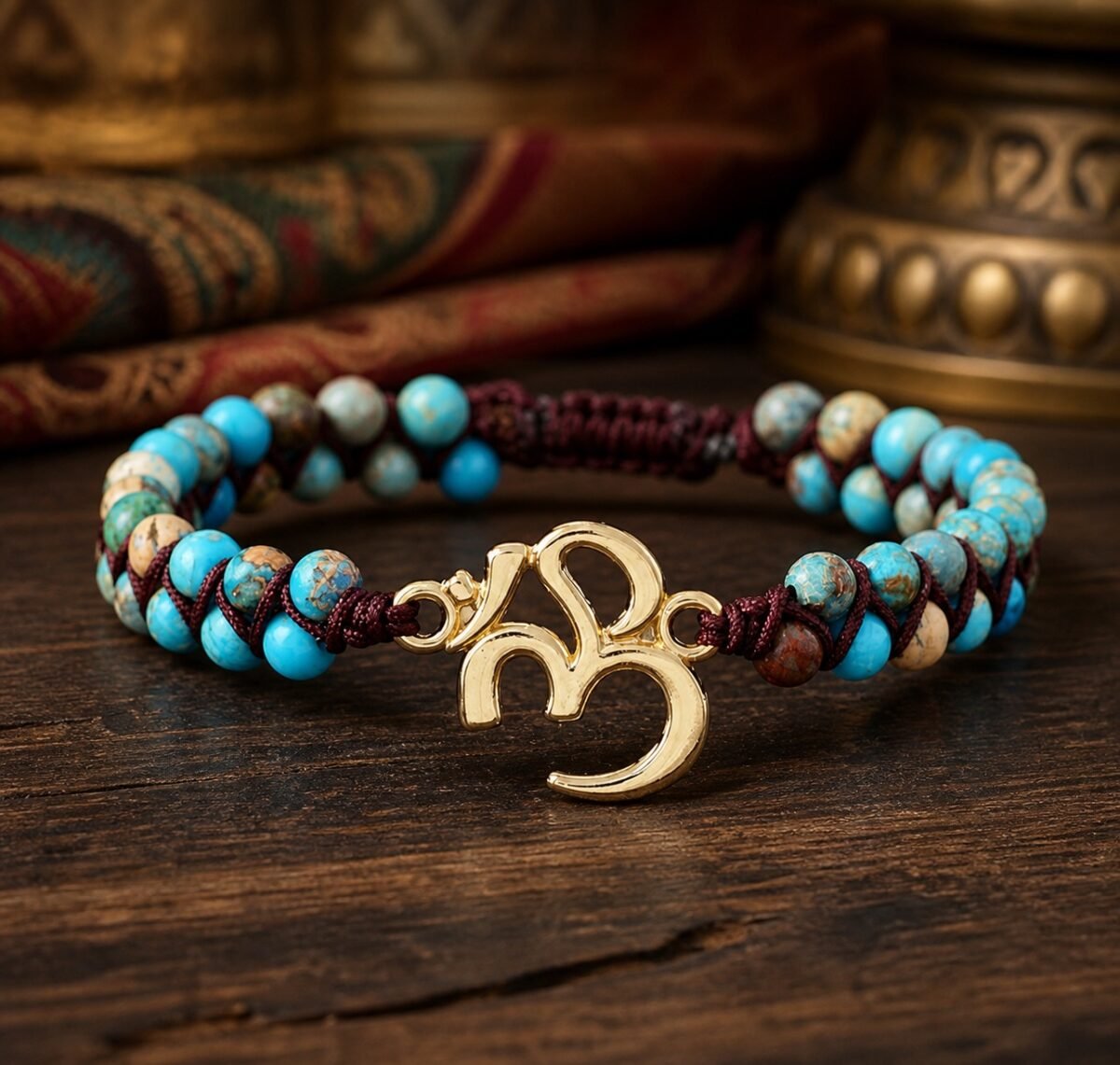 Knotted Stone Intention Bracelet
