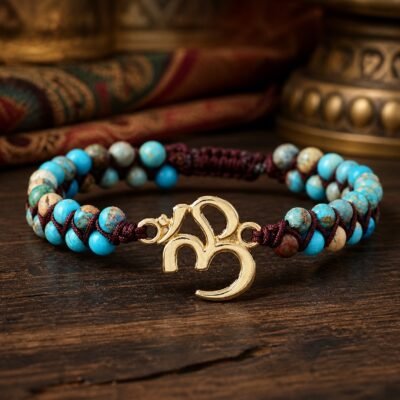 Knotted Stone Intention Bracelet