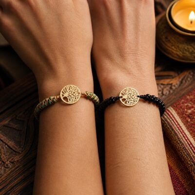 Knotted Stone Intention Bracelet