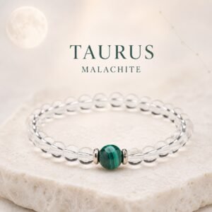 Celestial Birthstone Crystal Bracelet — Choose Your Sign - Taurus