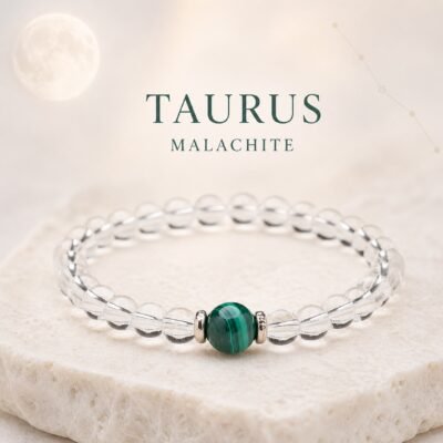 Taurus Celestial Birthstone Crystal Bracelet