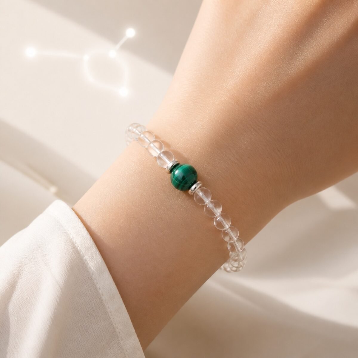 Taurus Celestial Birthstone Crystal Bracelet