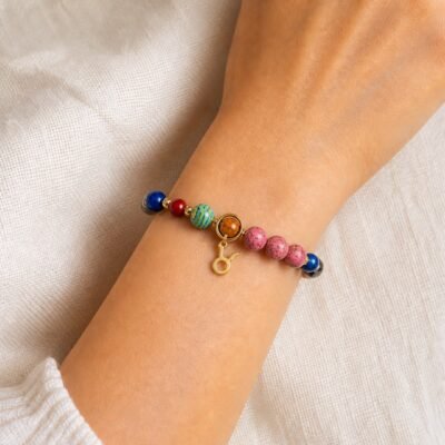 Taurus Rose Zodiac Totem Bracelet