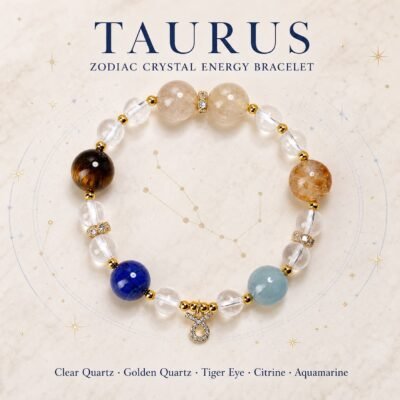 taurus-zodiac-crystal-energy-bracelet-02-crystal-guide Taurus Grounded Bloom Zodiac Crystal Bracelet