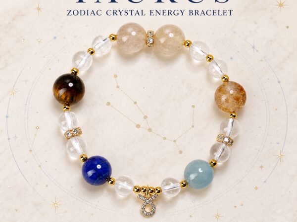 taurus-zodiac-crystal-energy-bracelet-02-crystal-guide Taurus Grounded Bloom Zodiac Crystal Bracelet