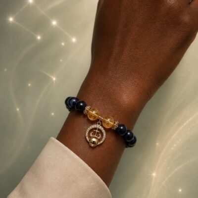 taurus-zodiac-crystal-talisman-bracelet-04-worn-deep Taurus Zodiac Crystal Talisman Bracelet