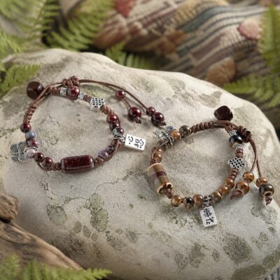 Tibetan Ceramic Couple Bracelets