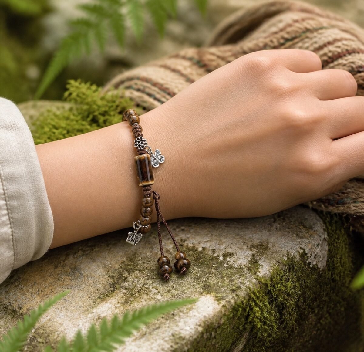 Tibetan Ceramic Couple Bracelets