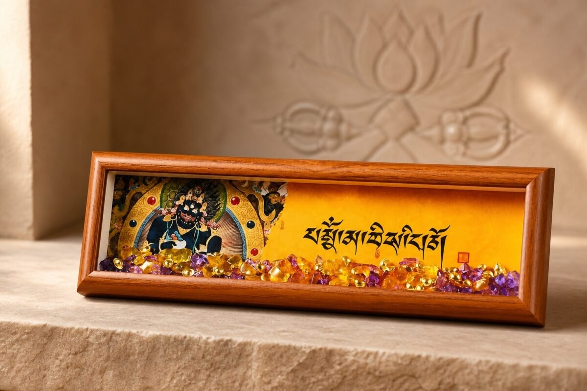 Tibetan Crystal Mantra Altar Frame