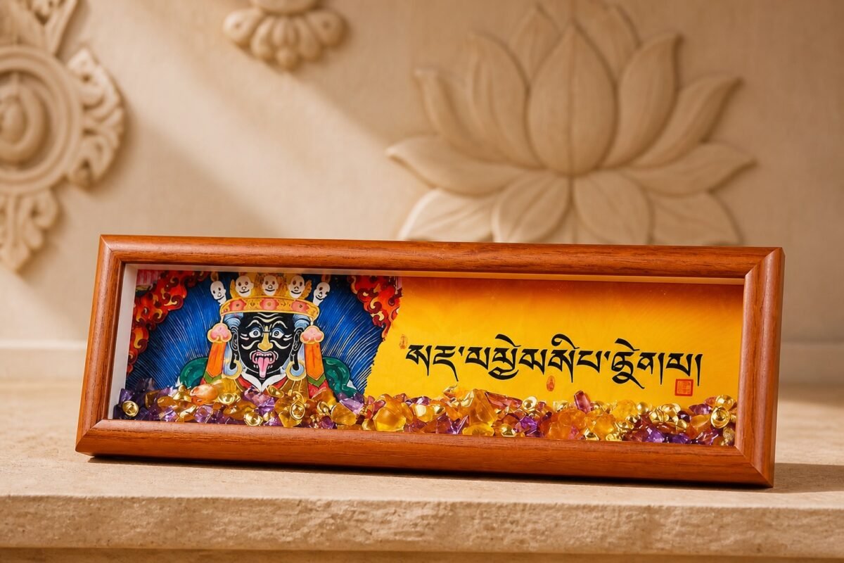 Tibetan Crystal Mantra Altar Frame