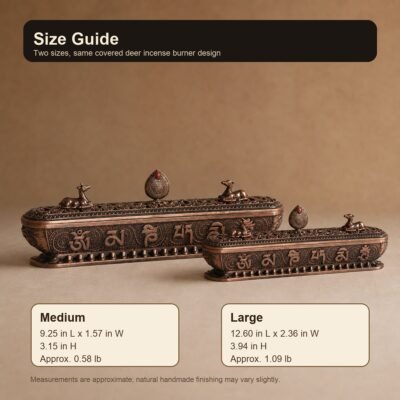 Tibetan Deer Mantra Incense Burner