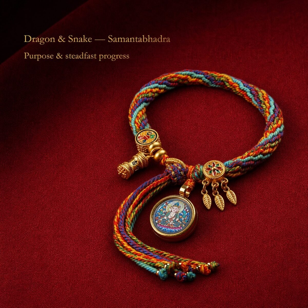 tibetan-eastern-zodiac-guardian-cord-bracelet-08-dragon-snake Tibetan Eastern Zodiac Guardian Cord Bracelet