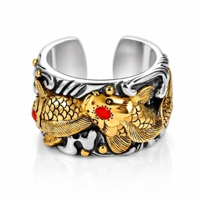 Vintage Koi Prosperity Ring