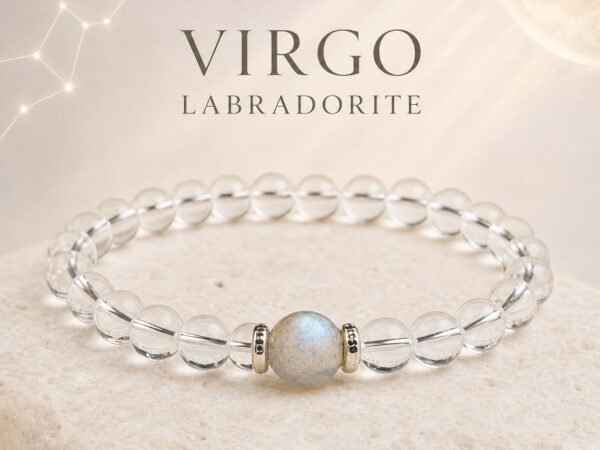 Virgo Celestial Birthstone Crystal Bracelet