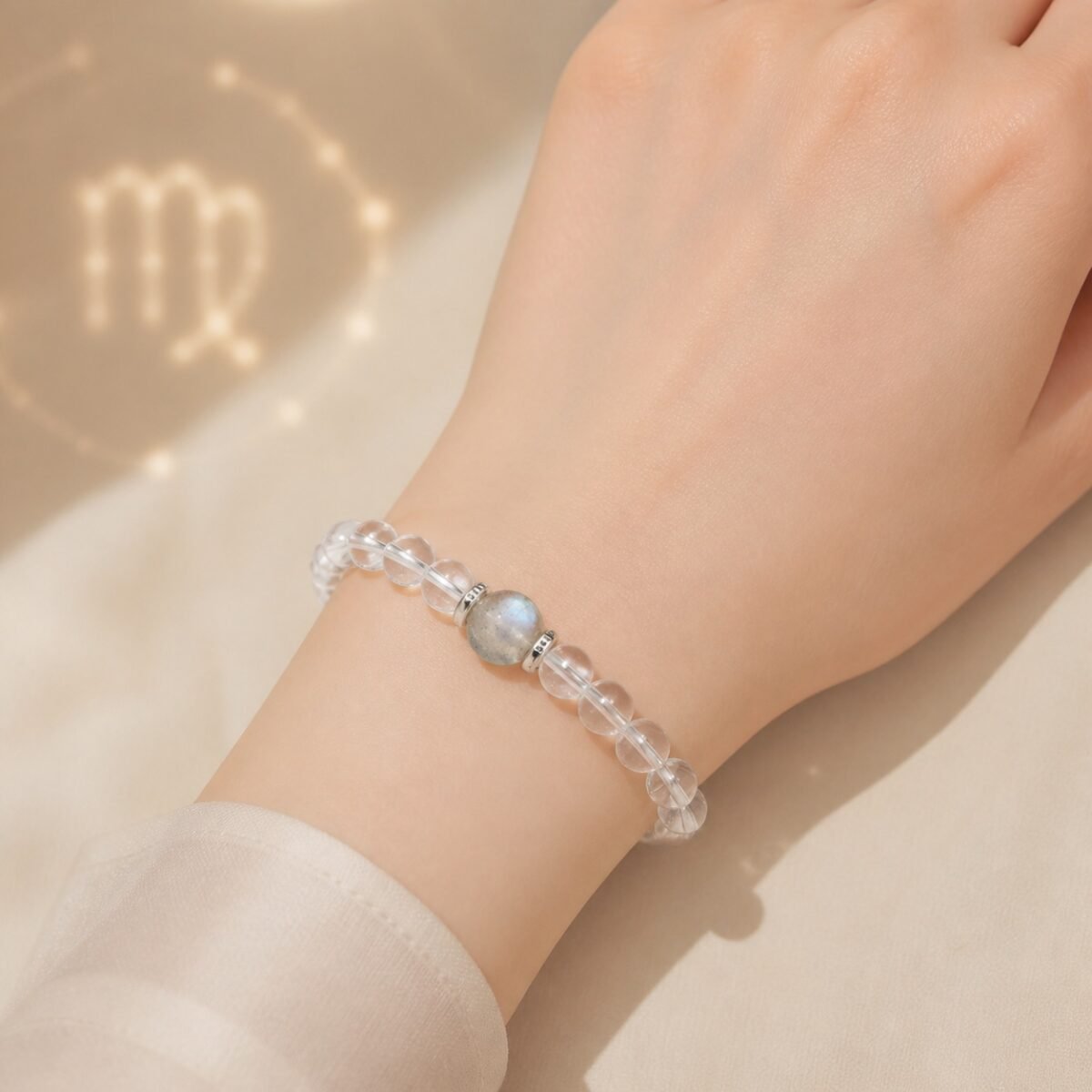 Virgo Celestial Birthstone Crystal Bracelet