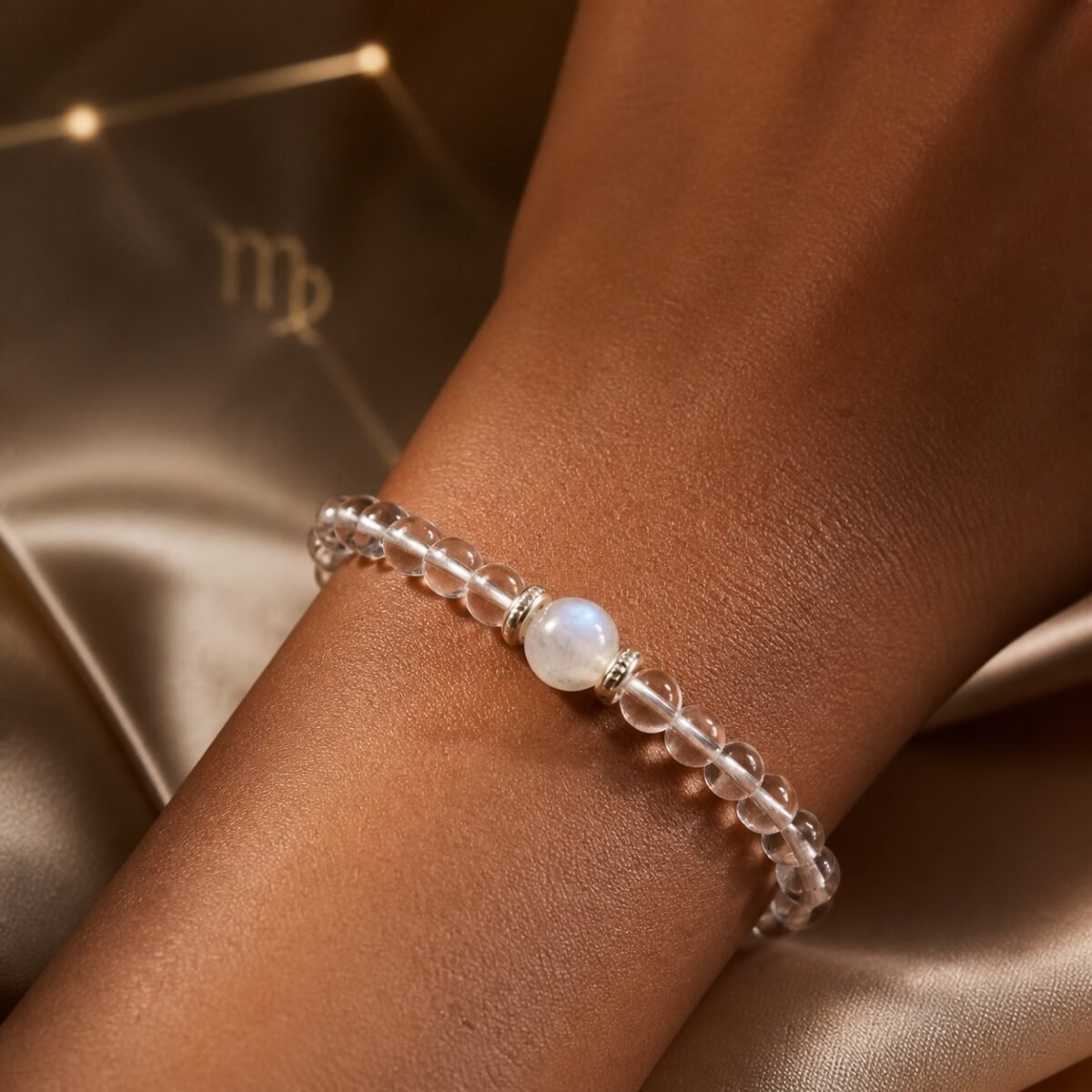 Virgo Celestial Birthstone Crystal Bracelet