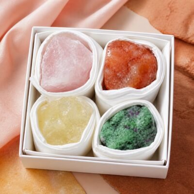 Virgo Four Raw Crystal Gift Set
