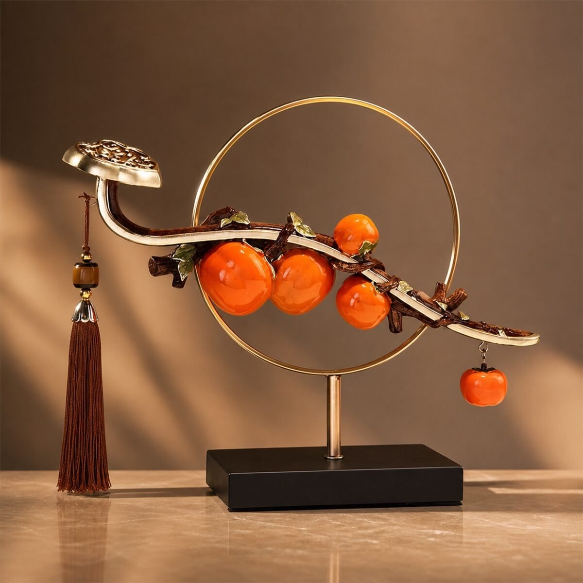 Warm Home Persimmon Ruyi Display