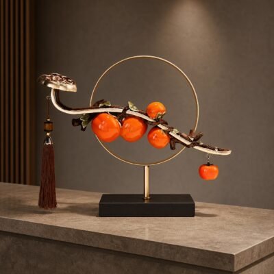 Warm Home Persimmon Ruyi Display