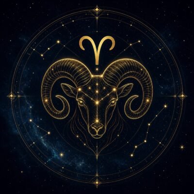 Aries Celestial Light Planetary Bead Bracelet