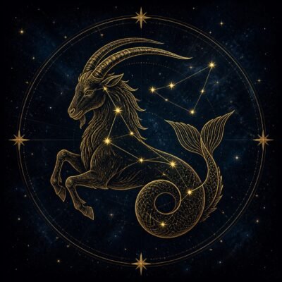 Capricorn Celestial Light Planetary Bead Bracelet