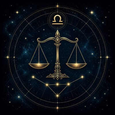 Libra Celestial Light Planetary Bead Bracelet