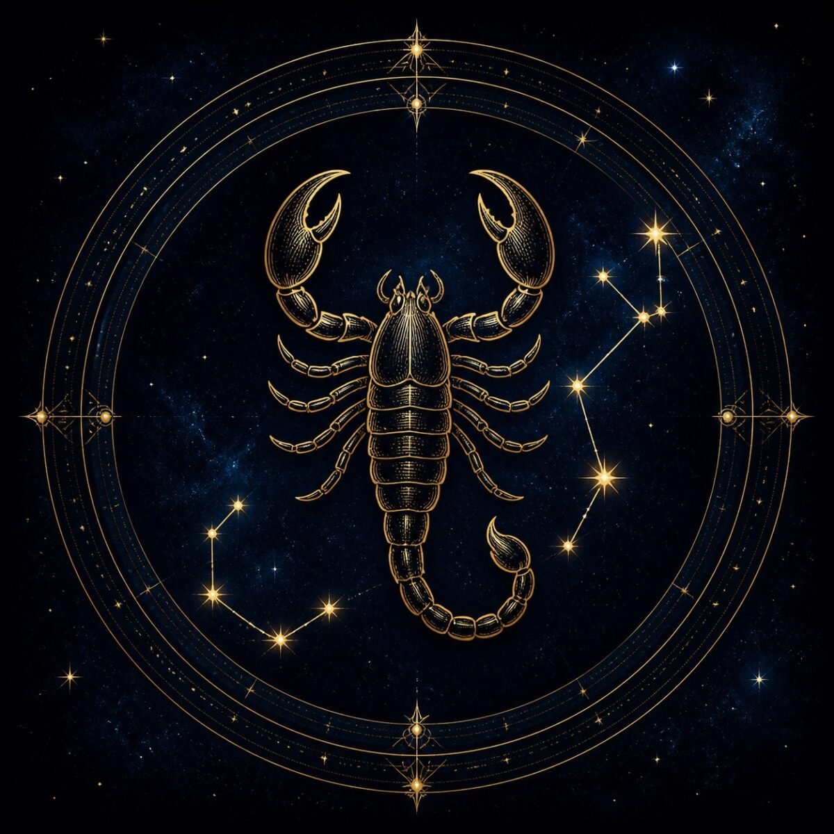 Scorpio Celestial Light Planetary Bead Bracelet