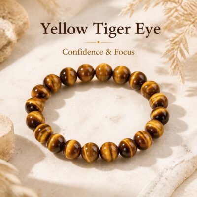 Yellow Tiger Eye Confidence Bracelet