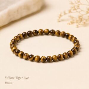 Yellow Tiger Eye Confidence Bracelet - 6mm