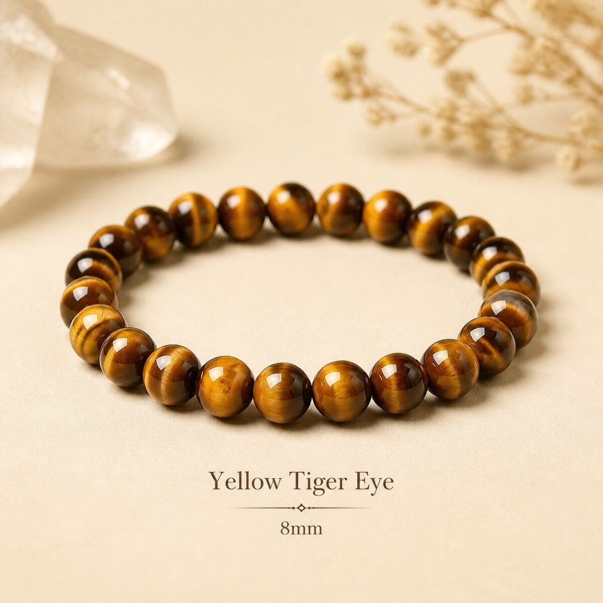 Yellow Tiger Eye Confidence Bracelet