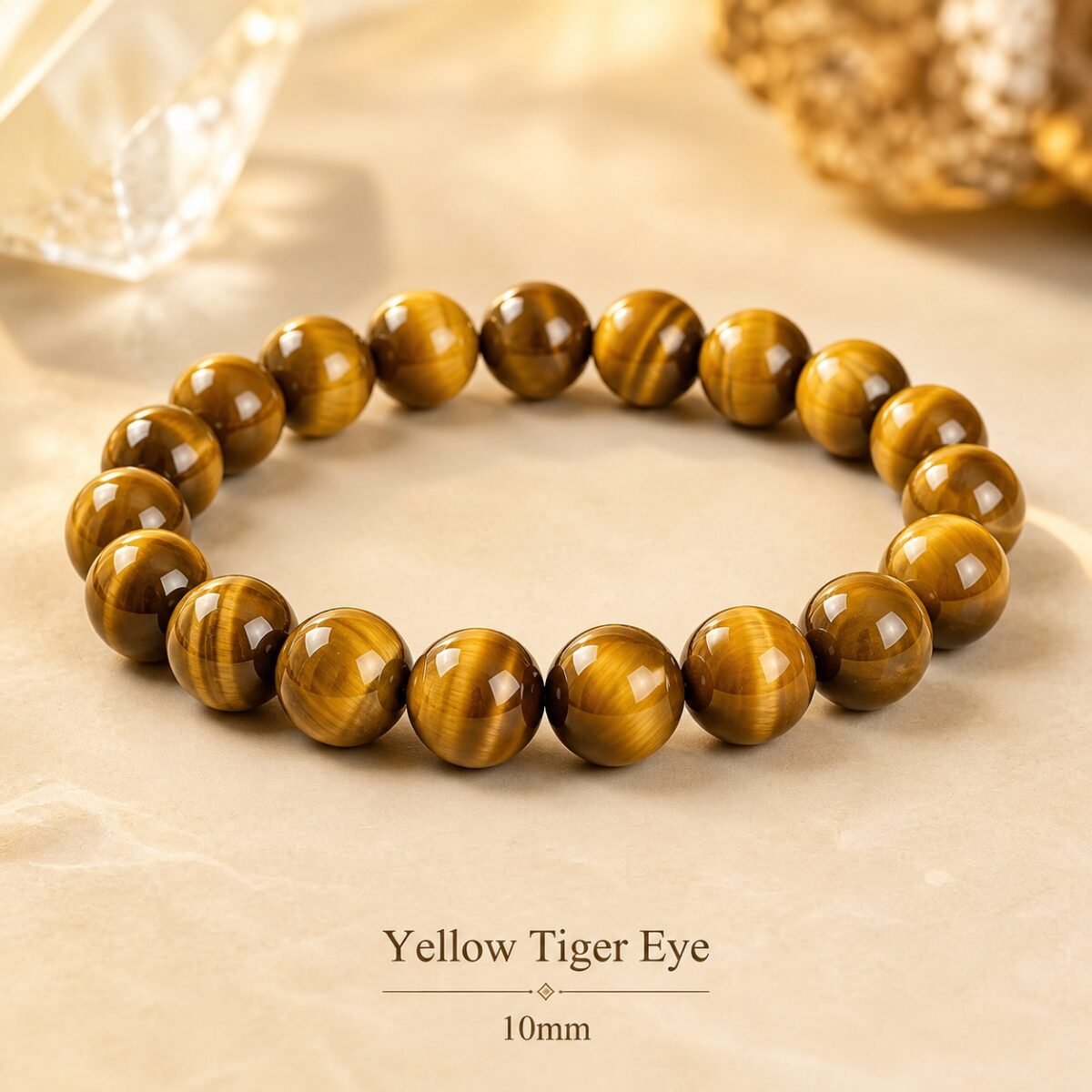 Yellow Tiger Eye Confidence Bracelet