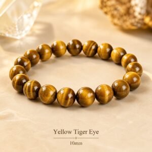 Yellow Tiger Eye Confidence Bracelet - 10mm