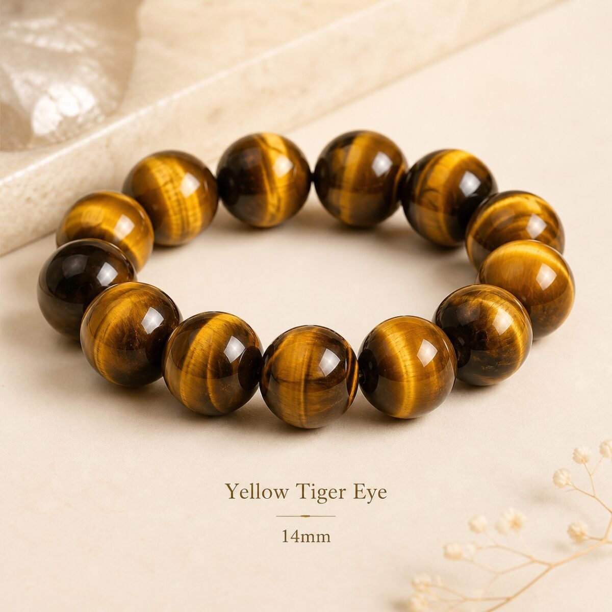 Yellow Tiger Eye Confidence Bracelet