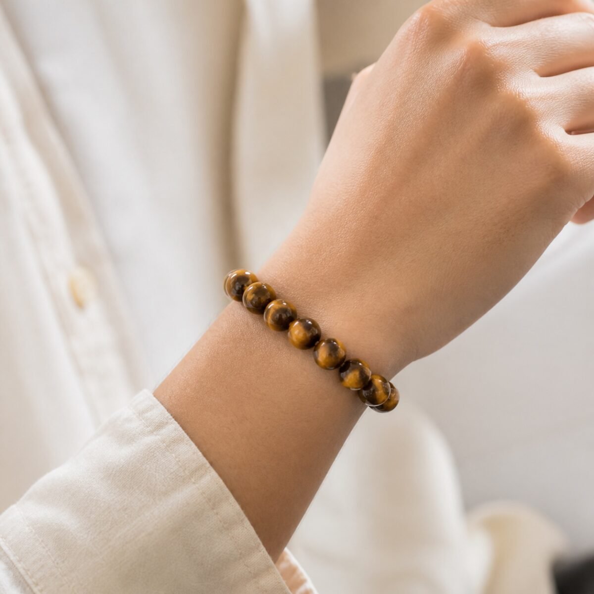 Yellow Tiger Eye Confidence Bracelet