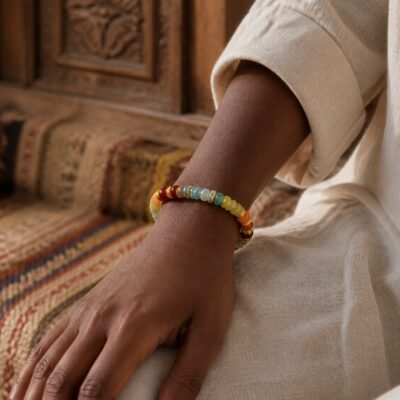 z1424042-rainbow-cut-stone-bracelet-01 Rainbow Faceted Crystal Bracelet