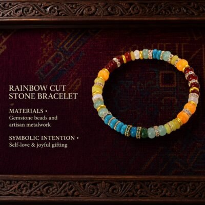 z1424042-rainbow-cut-stone-bracelet-02 Rainbow Faceted Crystal Bracelet